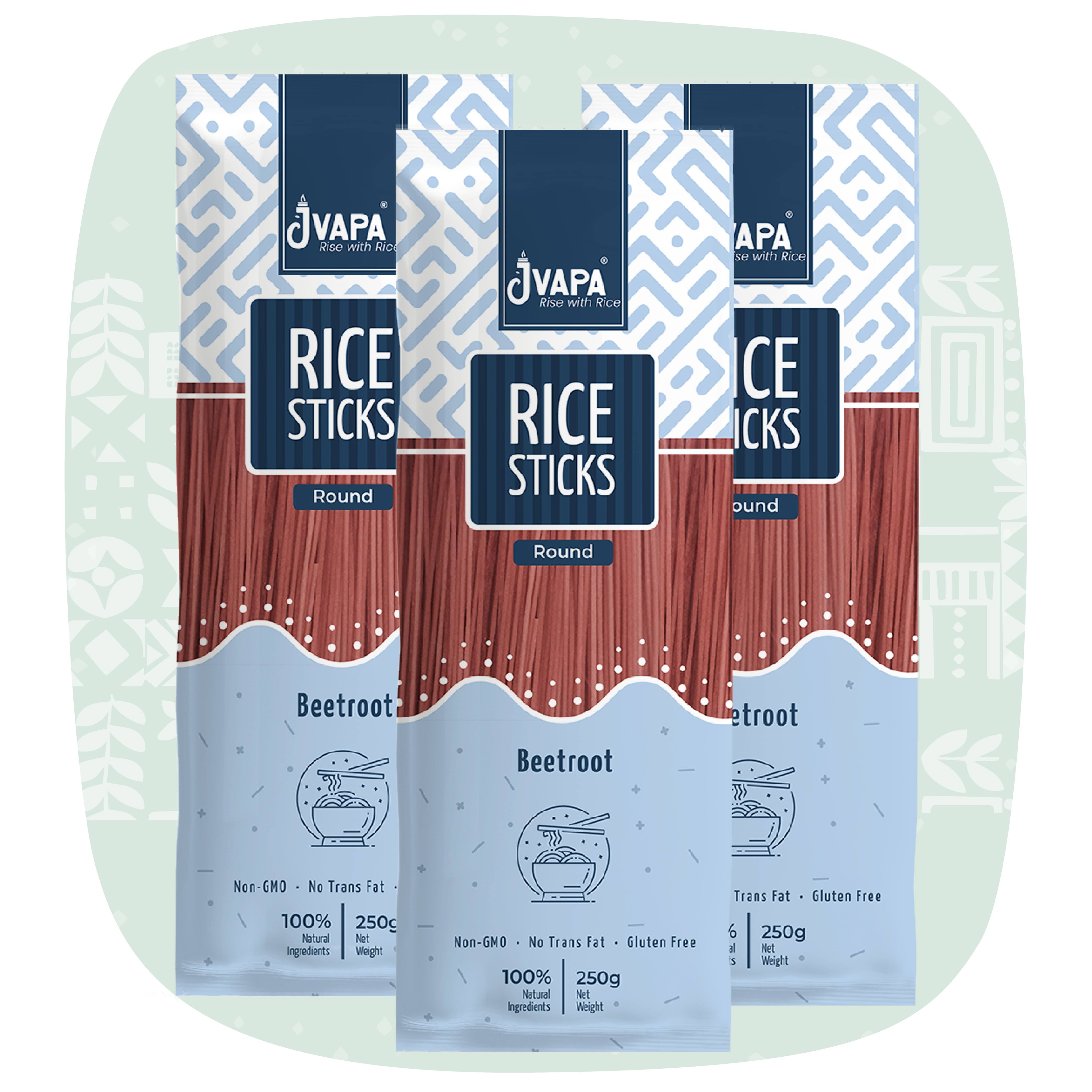 Rice Sticks (Round) 250g Pack of 3