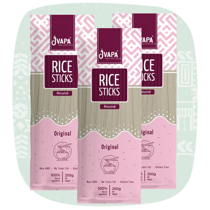Rice Sticks  (Round) 250g Pack of 3