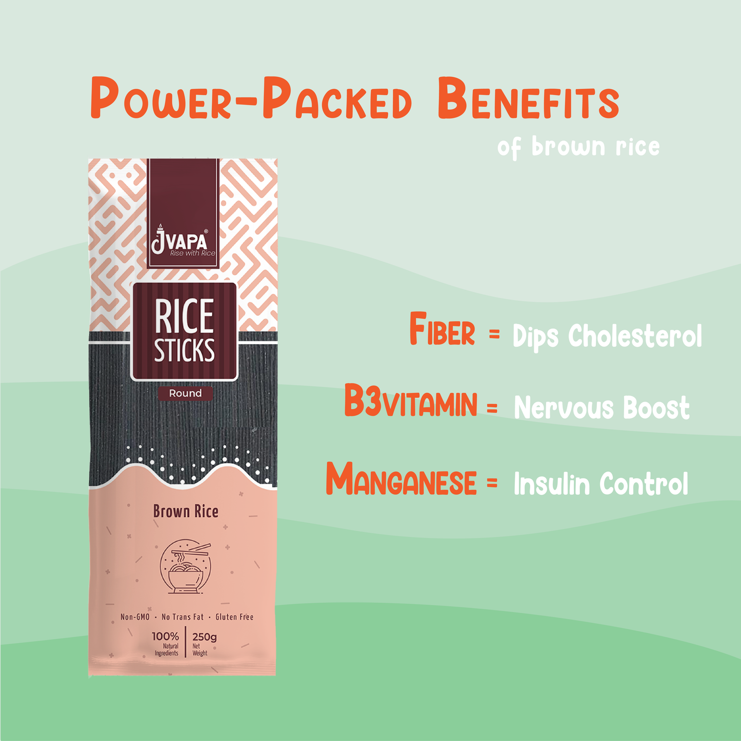 Rice Sticks  (Round) 250g Pack of 3
