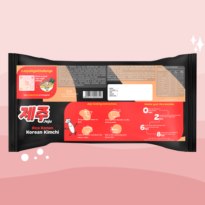 Jeju Korean Kimchi Rice Ramen 70g