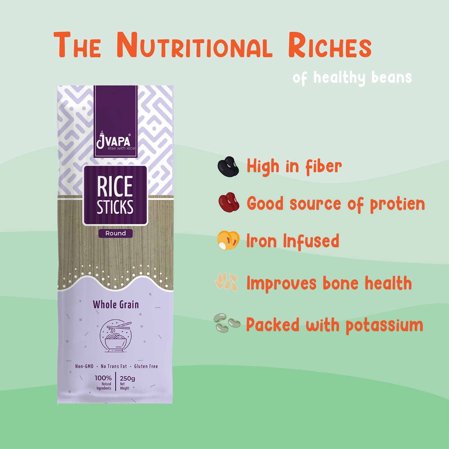 Rice Sticks  (Round) 250g